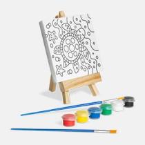 SET DE PINTURAS PROMOCIONALES CON LIENZO KOOPA