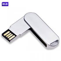 MEMORIA USB PROMOCIONAL METALICA GIRATORIA 8 GB