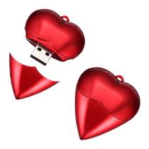 MEMORIAS PROMOCIONALES USB HEART 4 GB